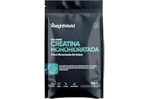 Creatina Monohidratada en Polvo 1kg/1000g para 330 Días - 100% Puro, Factor de Malla 200, 100% Monohidrato de Creatina Micronizada - Sin Sabor, Vegana, Sin Estearato de Magnesio, Cuchara Incluida
