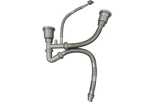 Esenlong Tubo Flessibile di Scarico per Lavabo,tubo per doccia universale,Sifone Antiodore Regolabile Individualmente,Tubo Elastico per bagno,Lavello,Scarico,WC