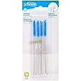 Dr. Brown's Baby Infant Cleaning Milk Vent Bottle Teat Brush 4 (Pack of 4, Blue)