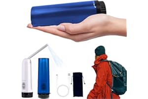 ANCAEDHL Electric Portable Handheld Personal Travel Bidet for Toilet, Bathroom and Outdoor, Adjustable Nozzle, ABS Material, 2 Spray Modes, Ideal for Menstrual Care, Postpartum and Hemorrhoid Treatment, Blue