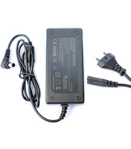 Adaptateur Secteur 12V Pour écran LG - Remplace EAY60678304 / ADS-24S-12, 110 Cm, Polarité + Centre