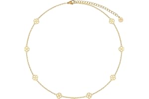 BONNYBIRD® Women's Necklace Made of Premium Stainless Steel, 100% Waterproof and Skin-Friendly, in Silver, Gold and Rose Gold