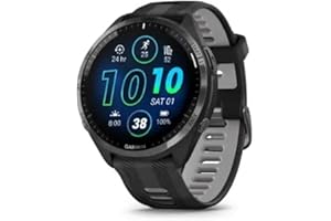 ‎GARMIN Garmin Forerunner 965 Running Smartwatch für Unisex, 47,2 mm Größe, Schwarz/Pudergrau