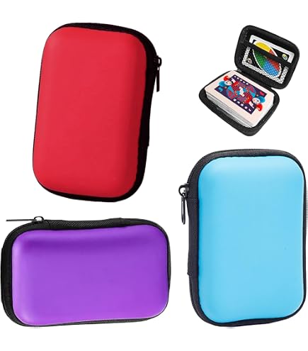 LOVOICE Étui pour cartes à jouer, étui pour cartes, mini boîte rangement vipour cartes (couleur aléatoire, 1 pièce