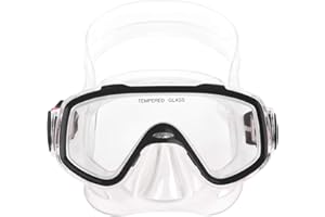 BEISITONG LIMITED GROUP Kids Junior Diving Mask Swim Goggles Anti Fog Anti Leak Scuba Snorkeling Mask Clear View Impact Resistance Dive Goggles Silicone Swim Glasses Tempered Glass Professional Swimming Gear for Girls Boys