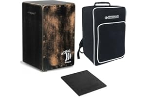 Schlagwerk CP5230 Urban OS Cajon Grunge Black + keepdrum Tasche
