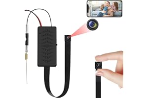 TANGMI Telecamere Spia, 1080P HD 2.4G e 5G WiFi Mini Telecamera Spia Nascosta, Mini Telecamera Spia Invisibile Indoor per la Sicurezza Domestica con APP e Avvertimento di Rilevamento del Movimento