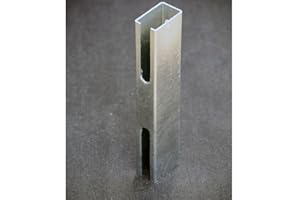 KOHLI Post Adaptor Post Connector for 60 mm x 40 mm Adapter for Post Extension, 30 cm Long