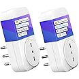Meross Presa Smart Italiana WiFi, Presa Intelligente 16A (Type L), Compatibile con Alexa, HomeKit e Google Home, Controllo Vo