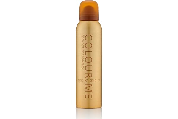 COLOUR ME Milton-Lloyd Gold Homme Vaporisateur de parfum pour homme Parfum de luxe Après-rasage longue durée pour homme 150 ml