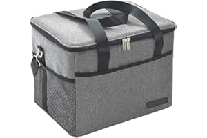 GUIYANIU Insulated Cooler Bag Soft Picnic Cool Bags Lunch Bag Outdoor Large Cooler Box for Camping, Shopping, BBQs, Travel, Parties, Portable Waterproof Thermal Cooling Bag