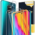 [2+2 pezzi] Unique Me Vetro Temperato +Pellicola Fotocamera compatibile con Xiaomi Redmi Note 9s / Note 9 Pro/Note 9 Pro Max 