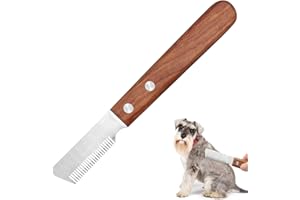 QEHYUELEFU Dog Professional Stripping Knife, Hand Stripping Tools for Dogs, Dog Stripping Comb Professional Hair Stripping Perfect for Stripping Hair Hand Tools, Pet Grooming Tool Coat Stripping