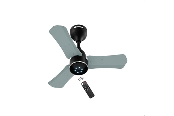 atomberg Renesa Halo Smart 600mm BLDC Ceiling Fan with IoT & Remote 5 star High Air Delivery Low noise operation LED Speed Indicator Sleek Design 3 Year Warranty Misty Teal