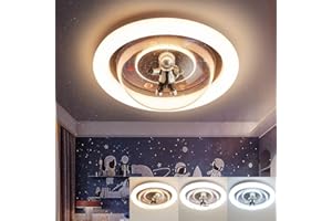 KZT LED Astronauta Plafoniera 72W Dimmerabile Lampada da Soffitto Moderno bambini Rond Plafoniere Camerette Bambini Luce Notturna per Ragazzi Ragazze Soggiorno Camera da Letto (blu)