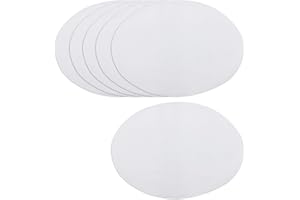 CLVPAI Dim Sum Vaporera Papeles-Forros al Vapor de Silicona,malla de suma tenue,para moños al vapor, albóndigas (32cm, Silicona redonda)