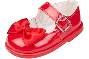 EARLY DAYS Baypods, Toddler Shoes with Hard Sole, Baby Girls First Walking Shoes with Anti-Slip Sole, First Walkers, Made in England