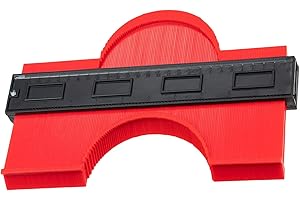 LOUUUOU Contour Gauge Profile Tool, Profile Gauge Tool, 6 Inch Precise Copy Irregular Shape Scribing Tools Marking for Carpets, Tiles Measuring Woodworking Tools