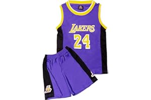 DaceStar Kids Basketball Kit, 2-Piece #23 Sleeveless Kids Basketball Jersey and Shorts, Boys Girls Basketball Kit, Pop Basketball Jersey Kit Gifts for 4 5 6 7 8 10 12 14 Years Old