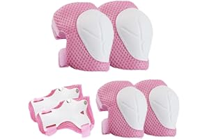 COOLGO Inliner Protektoren Set, Kinder Schoner Set -Knieschoner Ellenbogenschoner Handgelenkschoner-Skateboard Inlineskates Schützer Größe-S ideal für Kinder 3-8 Jahren