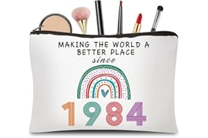 CoCoCherry 40th Birthday Gifts for Women, 40 Year Old Birthday Gifts Cosmetic Bags, Funny 40th Birthday Gift for Her Makeup Bag, Presents for Female 40th Birthday