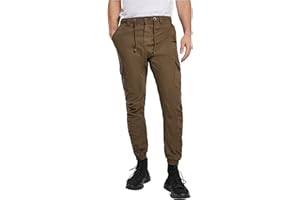 Urban Classics Cargo Jogging Pants Uomo Pantaloni Modello Cargo Nero Tapered