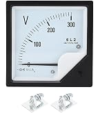 thumbnail image 2 of US Stock AC 0-200V Square Analog Volt Panel Meter – XT-72 Style, Pointer Needle, Volt Meter 2 of 2