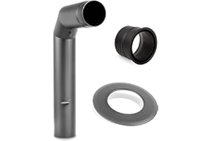 ENERGIEWERK OST GMBH Ø 120 mm - Ofenrohrset kantig Gussgrau