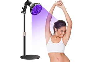 ‎EAGERMINDS 54 W UV Tanning Lamp for Face & Body, 180° Rotatable Tanning Lamp for Home, Face Tanning Lamp, UV Tanning Device, Tanning Lamp, Gift for Beauty Lovers (Table Tripod)