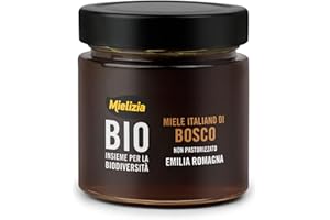 Mielizia BIO - Miele Biologico di Bosco in Vasetto - Non Pastorizzato - 300g
