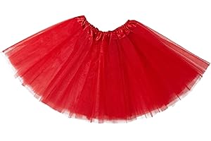 Ksnnrsng Damen Tüllrock Tütü Rock Tutu Röcke Schick Kleid Ballett Petticoat 50er Jahre Party zum Abend Erwachsene Weihnachten