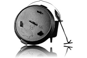 ‎GRILLSCHWEINE Grillschweine Dutch Oven (8,5 L mit Füße)