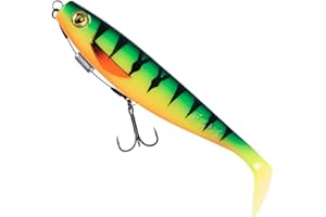 Fox Rage Pro Shad Loaded 18cm 7inch UV Firetiger Pike Perch Fishing Lure