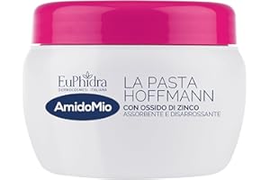 Euphidra - AmidoMio Pasta di Hoffmann, Azione Lenitiva e Protettiva con Olio di Oliva e Ossido di Zinco, Perfetto per Proteggere la Pelle Delicata del Bambino, Vaso 300g