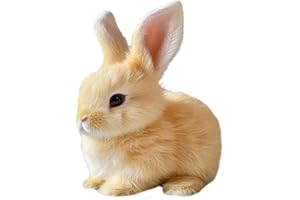 Nybhyjka Bunny Interactivo Realista, Juguete de Conejo Interactivo en Juguete de Pascua, de Figuras en Conejo de tortura de Felpa interactiva, houbs, temblores y temblores, 16x9x16cm