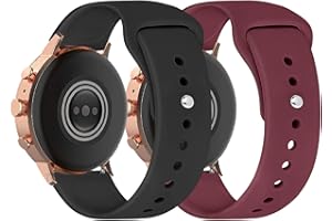 KIBDSNG Silicone Sport Watch Straps for Women and Men - Soft Waterproof Rubber Quick Release Replacement Bands, 16mm 18mm 20mm 22mm