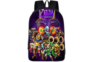 WANHONGYUE The Legend of Zelda Juego Imagen Estudiante Mochila de la Escuela Bolsas Escolar Bolsa de Ocio Viaje Backpack