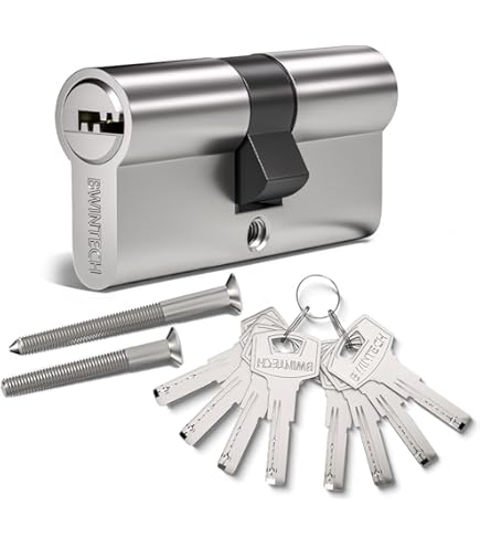 Cilindro Europeo VI.TEL. 100mm (30+70) - Con 5 Chiavi Piatte + Chiave Da Cantiere Cromsat