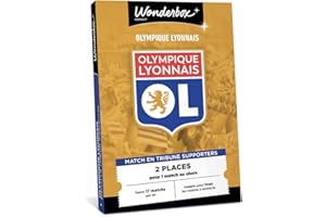 TICK&BOX Ticketbox - Olympique Lyonnais - Supporter - Coffret Cadeau - Idée Cadeau Divertissement