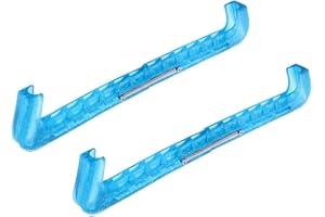 VWPEYY CO 1 par Funda Protectora para Zapatos de Patinaje, Ajustables Protecciones de la Hoja,para Patines de Hielo y Patinaje artístico (Azul)