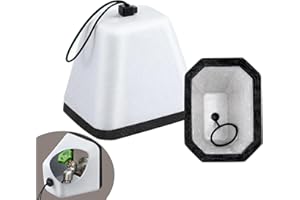 YAAVAAW Außen Wasserhahn Abdeckung,Weißer Schaum Wasserhahn Winterschutz Frostschutz Verdickung Thermoschutz für Außenwasserhahn,Wasserhahnabdeckung Kältebeständig Wasserdicht für Garten Hof Outdoor