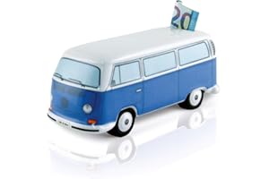 BRISA VW Collection - Volkswagen Economy Box Pig Tin in T2 Bulli Bus Design (Classic Bus/Blue)