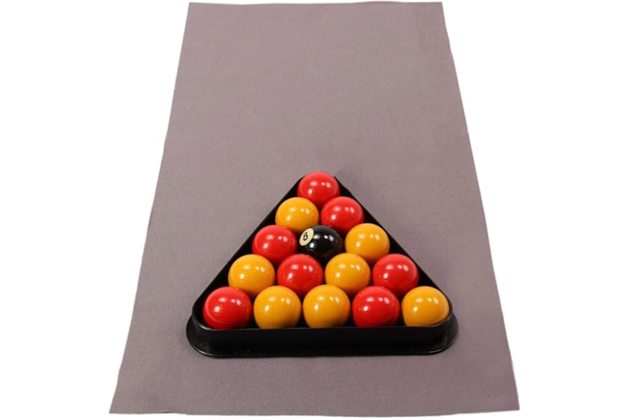 Hainsworth Pool Table Racking Cloth - SILVER