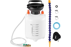 VEVOR Transmission vätskepump, 3 l kapacitet, manuell vätskeöverföringspump med 47 tum lång häst och HDPE-tank, transmissions