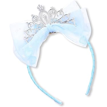 thumbnail image 2 of Kids Blue Heart Tiara Crown For Girls – Wedding Prom Princess Mini Tiara 2 of 5