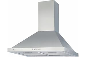 CATA Campana Extractora BETA PRO 7000 X Control Electrónico Temporizador 3 Niveles Extracción 1027 m3/h Nivel Sonoro 64 dB Motor A100 Consumo 380 W Iluminación Led Color Inox