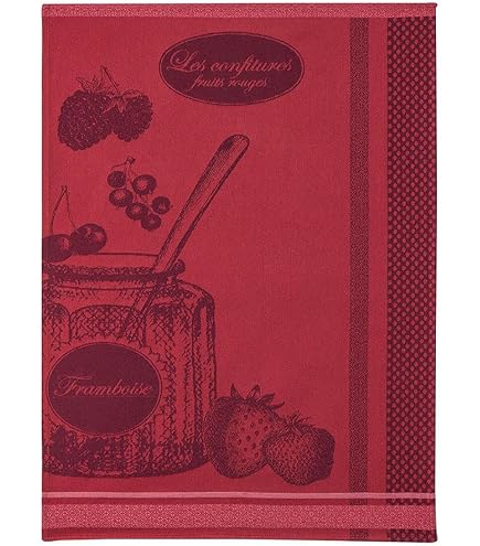Torchon De Cuisine Coucke Jacquard Champs De Lavande 50,8 X 76,2 Cm - 100% Coton
