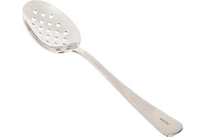 Mercer Culinary Plating Spoon-Perforated Bowl-7 7/8", Stainless Steel, 24.64 x 2.2 x 2.2 cm