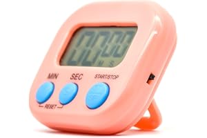 PAITOK Digital Timer Kitchen Timers with Back Stand for Cooking,Versatile Countdown and Stopwatch Timers with Loud Alarm for Kitchen,Boiling Eggs,Exercise Training Kids Teacher Classroom