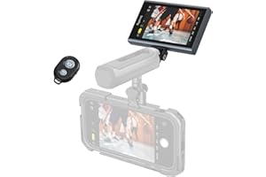 SMALLRIG Wireless Monitor, Magnetic Selfie Monitor with Wireless Control, Phone Monitor Screen with Cold Shoe, for iPhone for MagSafe, 2 Hours Battery Life, 10 m Range - 4850B